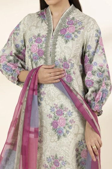 SAPPHIRE | Printed Lawn | 3 Piece | Unstitched | 0U3PDY25V361