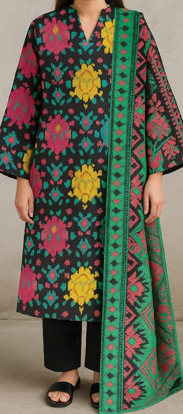 SAPPHIRE | Printed Lawn | 3 Piece | Unstitched | OU2-DDY25V31-3