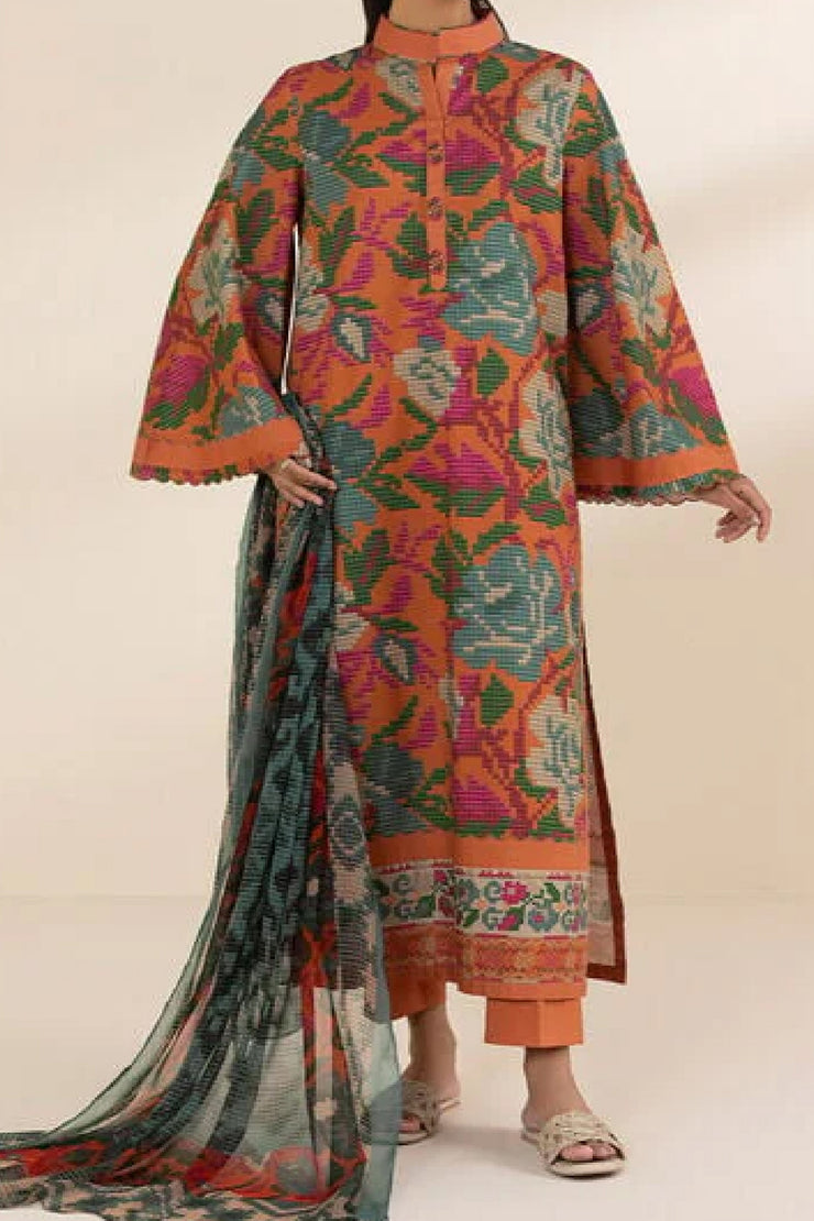 SAPPHIRE | Printed Lawn | 3 Piece | Unstitched | OU3-PDY25V11-6