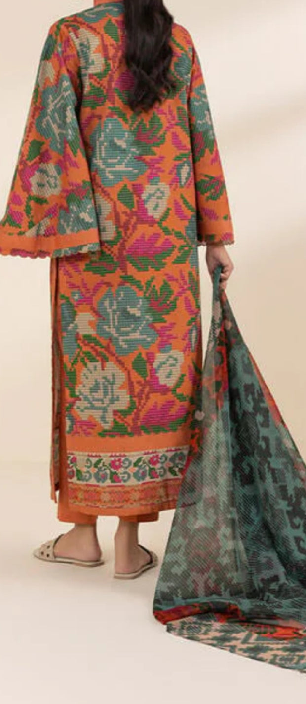 SAPPHIRE | Printed Lawn | 3 Piece | Unstitched | OU3-PDY25V11-6