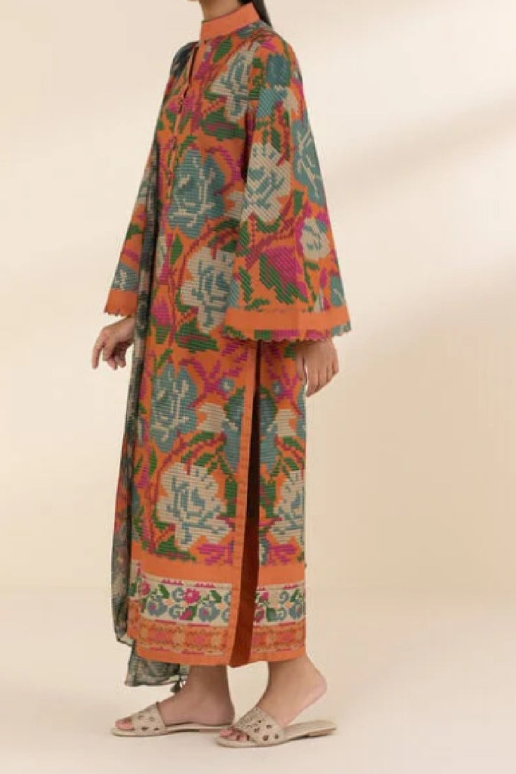 SAPPHIRE | Printed Lawn | 3 Piece | Unstitched | OU3-PDY25V11-6