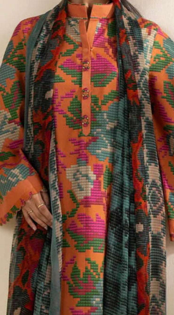 SAPPHIRE | Printed Lawn | 3 Piece | Unstitched | OU3-PDY25V11-6