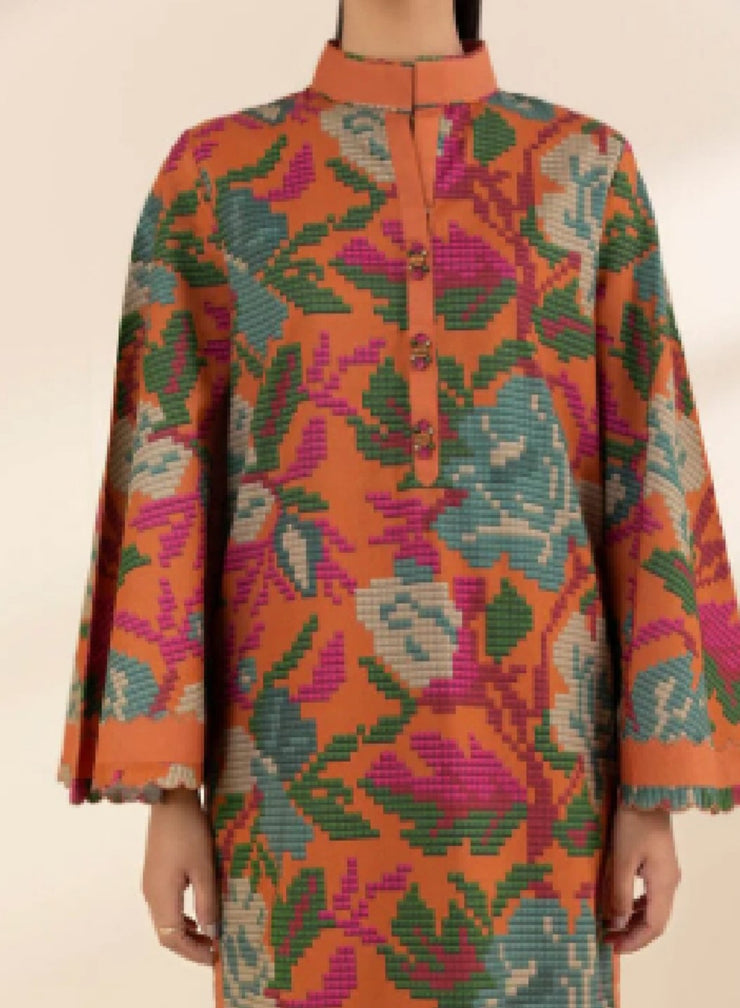 SAPPHIRE | Printed Lawn | 3 Piece | Unstitched | OU3-PDY25V11-6