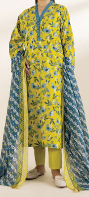 SAPPHIRE | Printed Lawn | 3 Piece | Unstitched | U2D-DY25V0-10