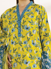SAPPHIRE | Printed Lawn | 3 Piece | Unstitched | U2D-DY25V0-10