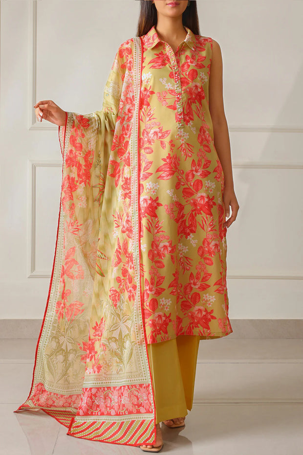 SAYA | 3 Piece | Printed Lawn | Unstitched | U01-25067-08A