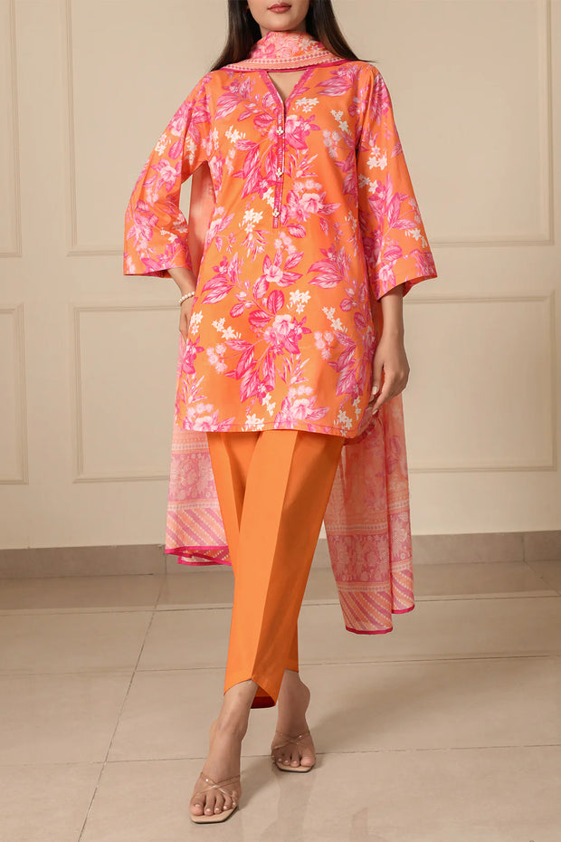 SAYA | 3 Piece | Printed Lawn | Unstitched | U01-25067-08B