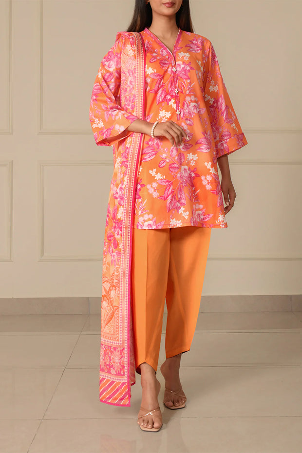 SAYA | 3 Piece | Printed Lawn | Unstitched | U01-25067-08B