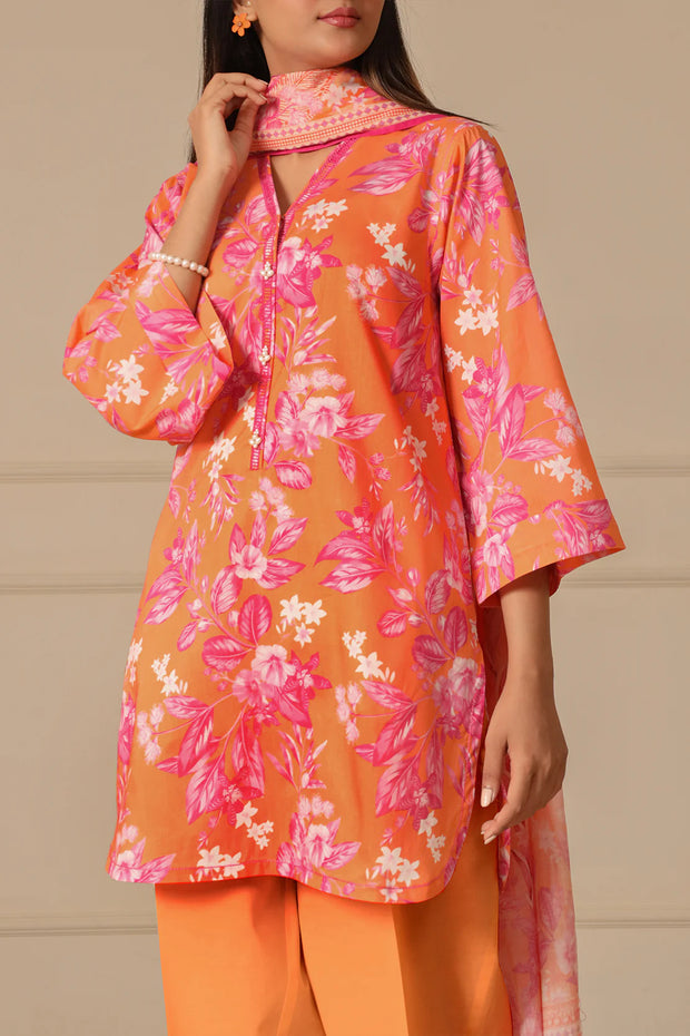 SAYA | 3 Piece | Printed Lawn | Unstitched | U01-25067-08B