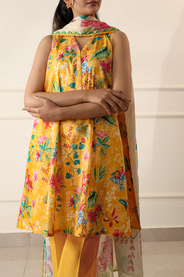 SAYA | 3 Piece | Printed Lawn | Unstitched | U01-25067-09A