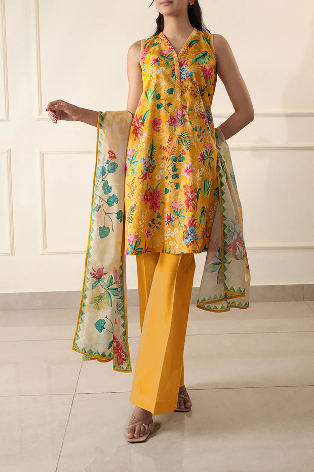 SAYA | 3 Piece | Printed Lawn | Unstitched | U01-25067-09A