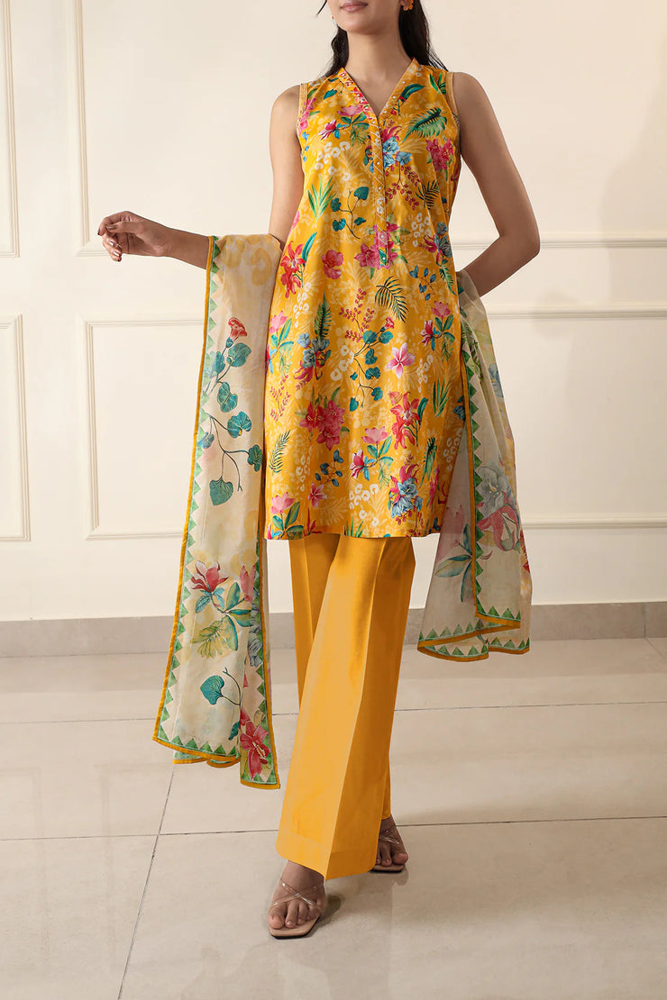 SAYA | 3 Piece | Printed Lawn | Unstitched | U01-25067-09A