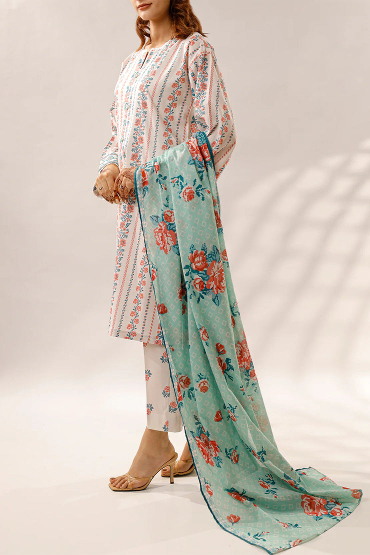 SAYA | 3 Piece | Printed Lawn | Unstitched | U01-25218-04A
