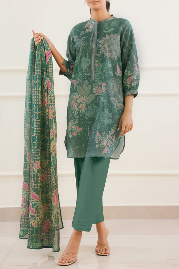 SAYA | Printed Lawn | 3 Piece | Unstitched | U01-25268-01B