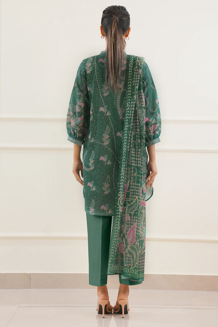 SAYA | Printed Lawn | 3 Piece | Unstitched | U01-25268-01B