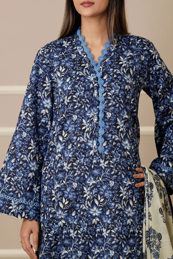 SAYA | Printed Lawn | 3 Piece | Unstitched | U01-25447-02A