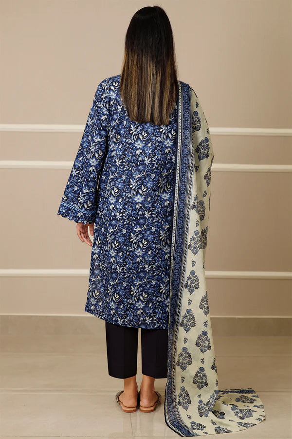 SAYA | Printed Lawn | 3 Piece | Unstitched | U01-25447-02A