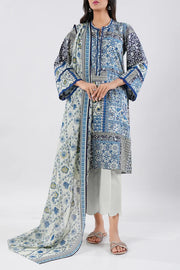 SAYA | Printed Lawn | 3 Piece | Unstitched | U01-25447-09A