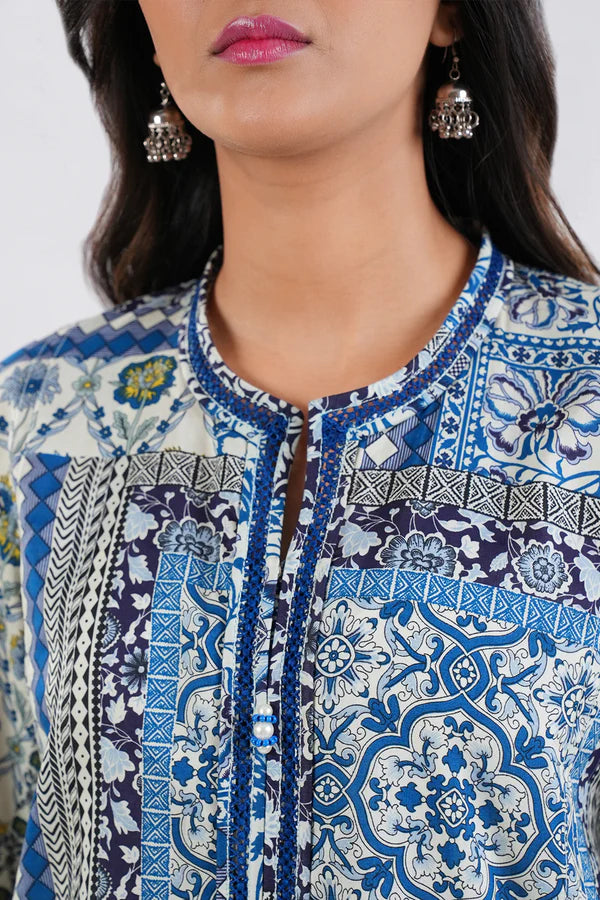 SAYA | Printed Lawn | 3 Piece | Unstitched | U01-25447-09A