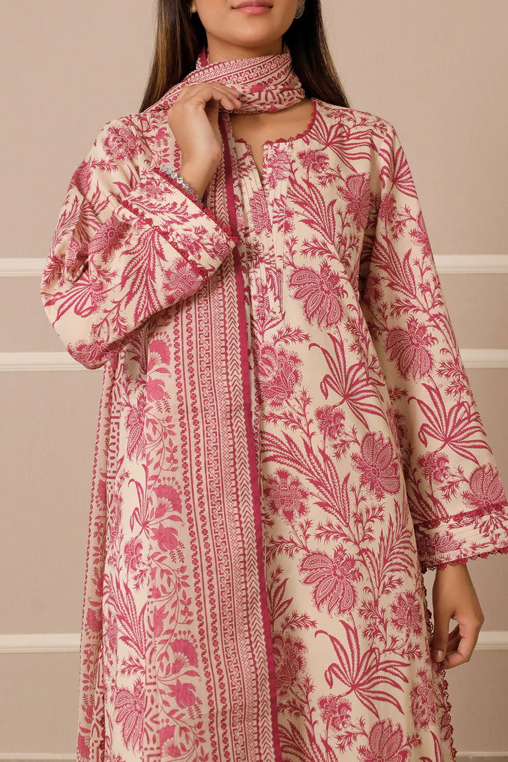 SAYA | Printed Lawn | 3 Piece | Unstitched | U01-25557-03B