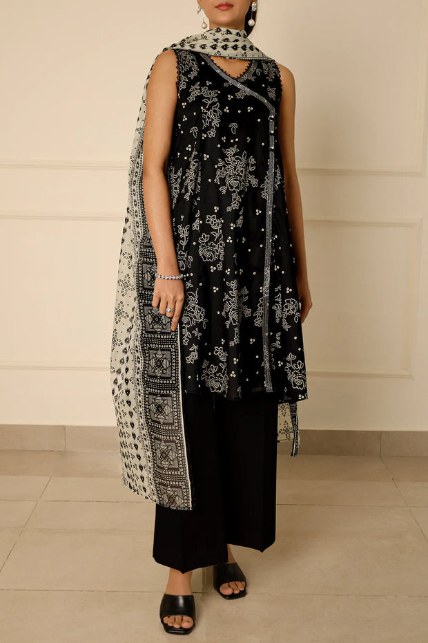 SAYA | Printed Lawn | 3 Piece | Unstitched | U01-25557-04A