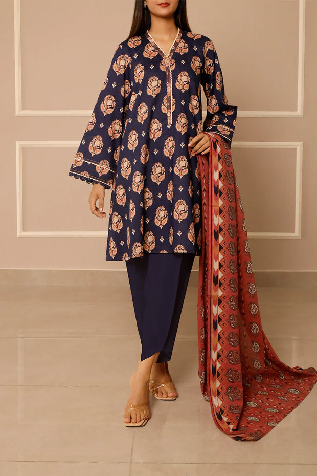 SAYA | Printed Lawn | 3 Piece | Unstitched | U01-25557-05A