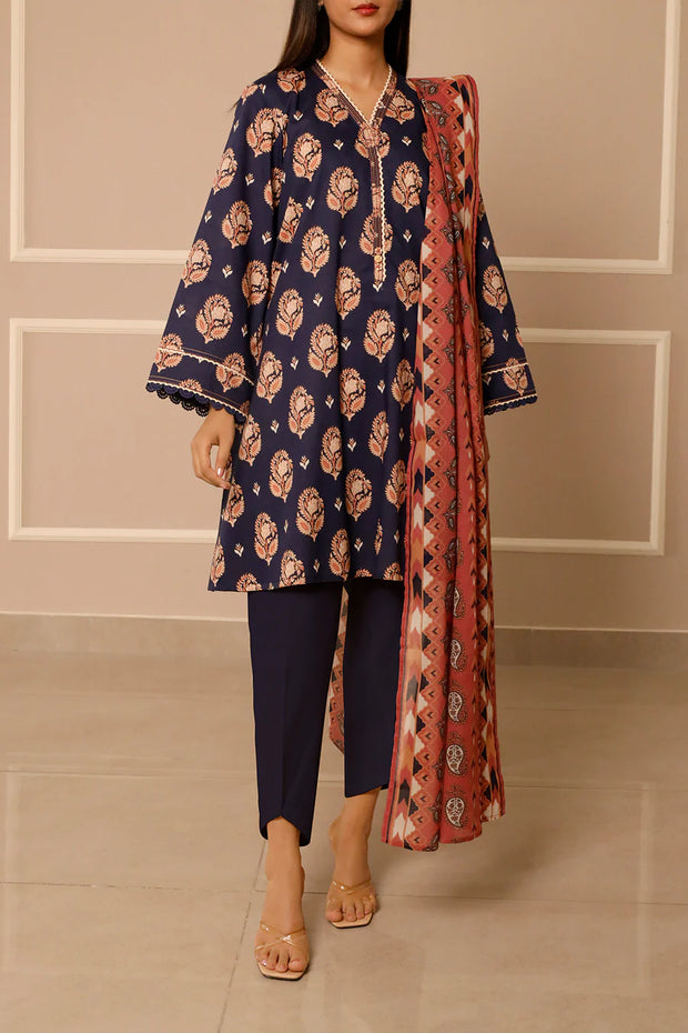 SAYA | Printed Lawn | 3 Piece | Unstitched | U01-25557-05A