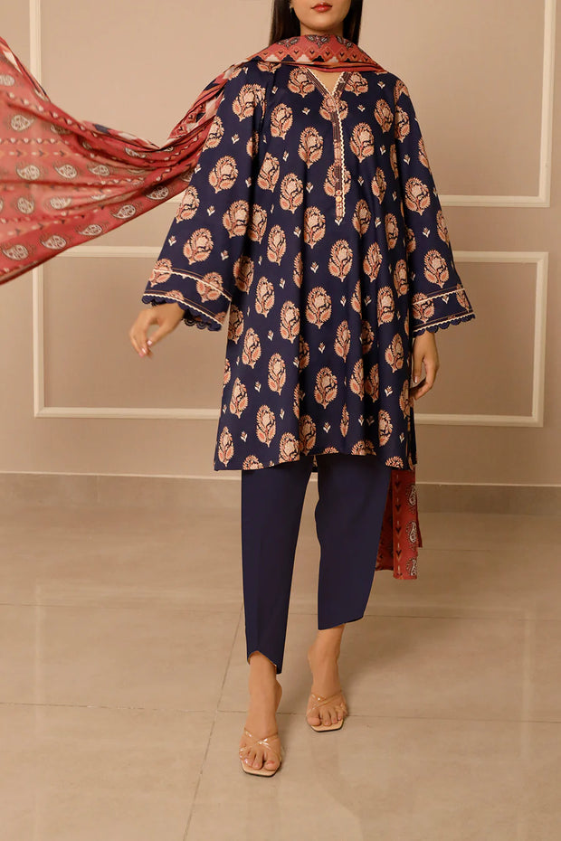 SAYA | Printed Lawn | 3 Piece | Unstitched | U01-25557-05A