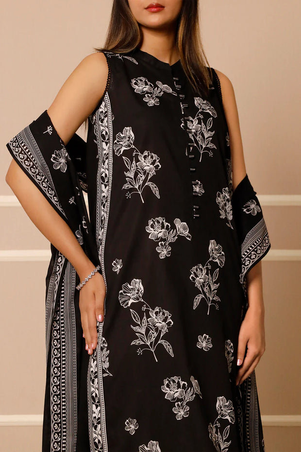 SAYA | Printed Lawn | 3 Piece | Unstitched | U01-25557-08A