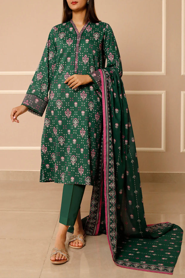 SAYA | Printed Lawn | 3 Piece | Unstitched | U01-25557-09A