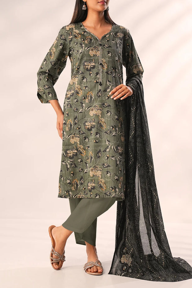SAYA | Printed Lawn | 3 Piece | Unstitched | U01-25557-10A