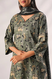 SAYA | Printed Lawn | 3 Piece | Unstitched | U01-25557-10A