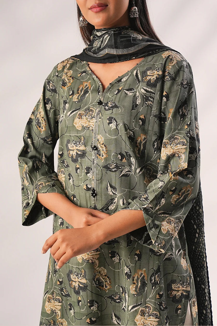 SAYA | Printed Lawn | 3 Piece | Unstitched | U01-25557-10A