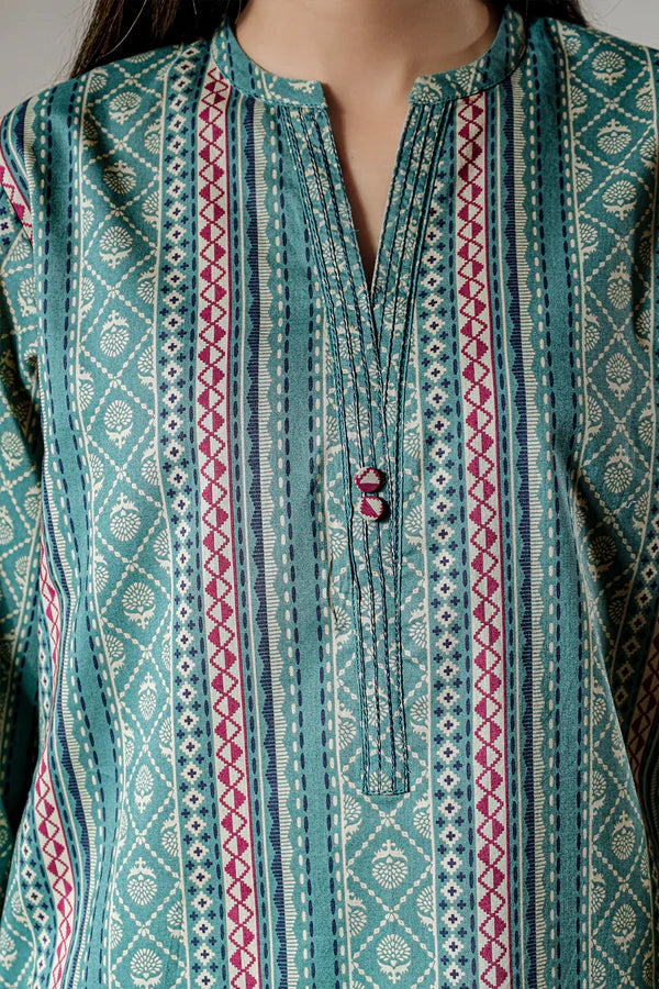 SAYA | Printed Lawn | 2 Piece (Shirt/Dupatta) | Unstitched | U06-25188-13A