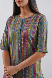 SAYA | Printed Lawn | 2 Piece (Shirt/Dupatta) | Unstitched | U06-25188-14A