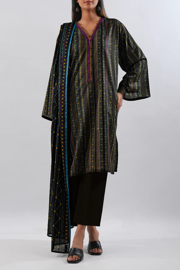 SAYA | Printed Lawn | 2 Piece (Shirt/Dupatta) | Unstitched | U06-25188-14B