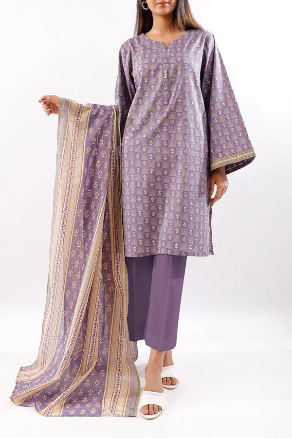 SAYA | Printed Lawn | 2 Piece (Shirt/Dupatta) | Unstitched | U06-25188-15A