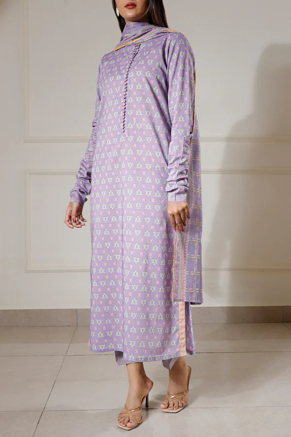 SAYA | Printed Lawn | 2 Piece (Shirt/Dupatta) | Unstitched | U06-25188-16B