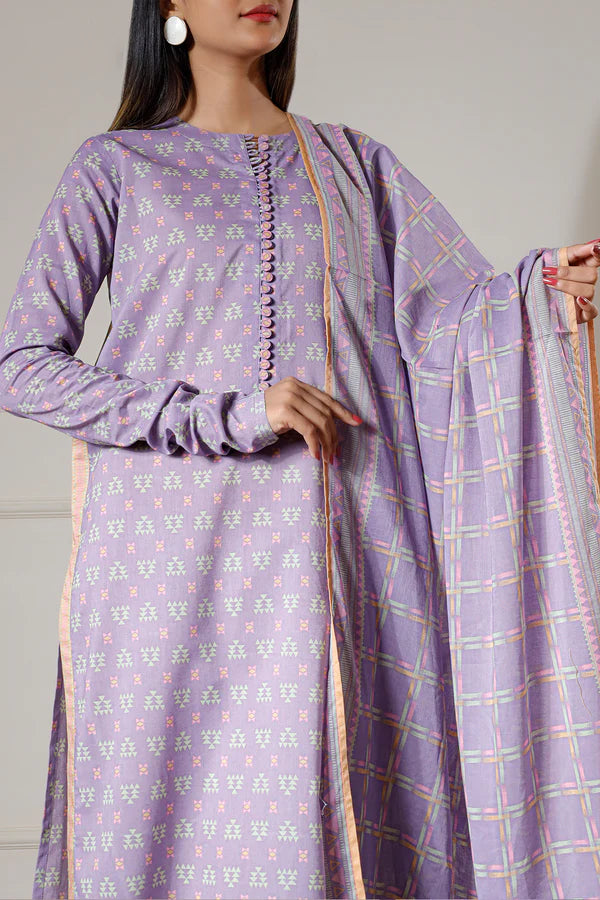 SAYA | Printed Lawn | 2 Piece (Shirt/Dupatta) | Unstitched | U06-25188-16B