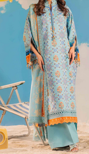 BONANZA SATRANGI | 3 Piece | Printed Lawn | Unstitched | Tropical Horizons 1