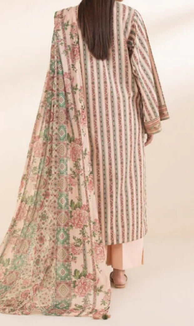 SAPPHIRE | Printed Lawn | 3 Piece | Unstitched | U3P-DY25V02-2