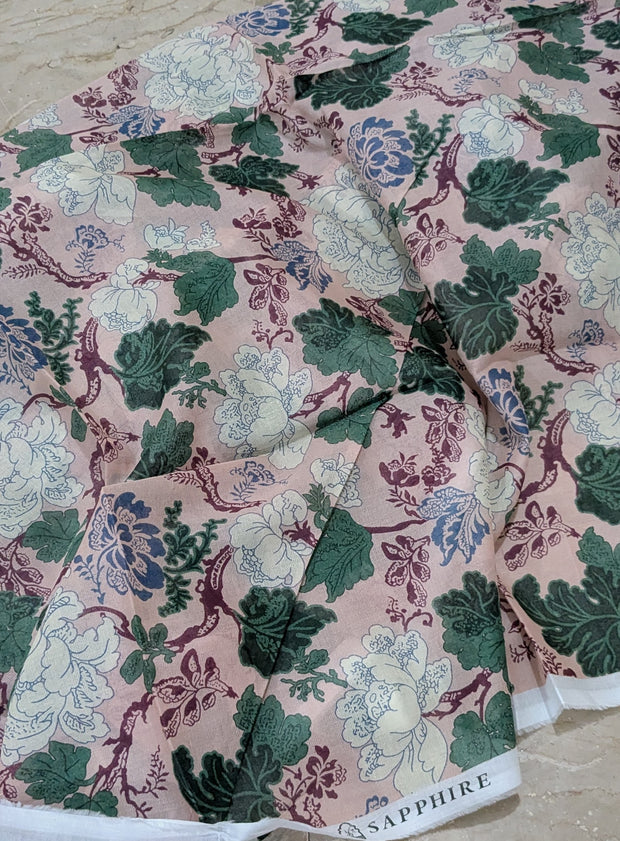 SAPPHIRE | Printed Lawn | 3 Piece | Unstitched | OU3-PDF25V11-3