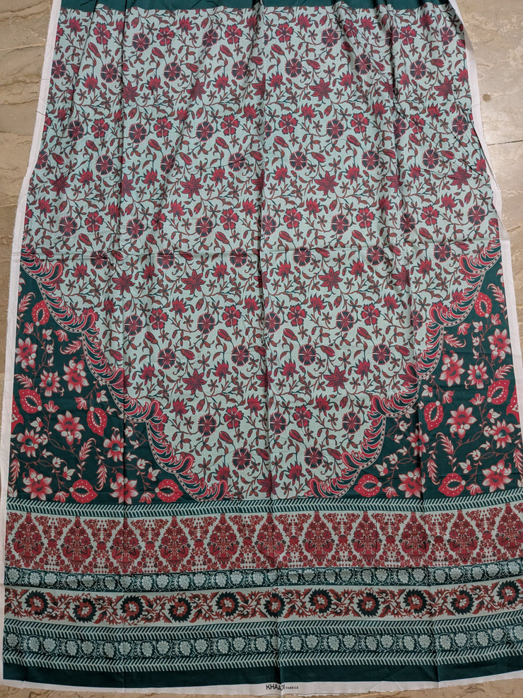 KHAADI | 3 Piece | Printed Lawn (Chiffon Dupatta) | Unstitched | Design 5
