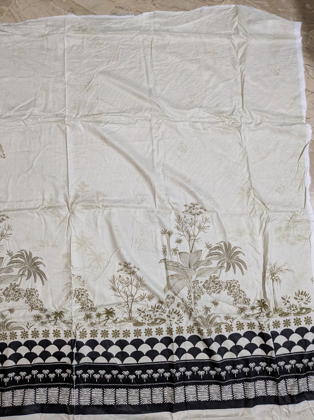 BONANZA SATRANGI | 3 Piece | Printed Lawn (Chiffon Dupatta) | Unstitched | Design 6