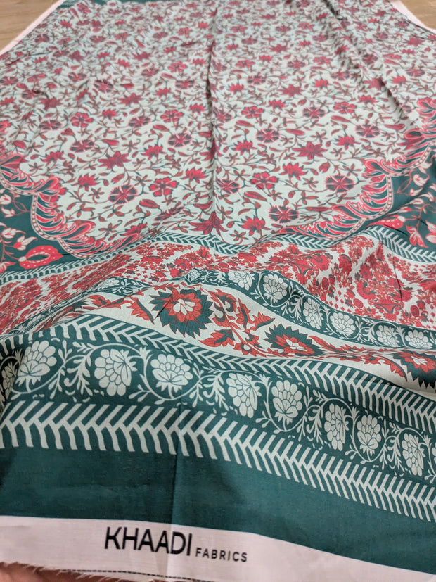 KHAADI | 3 Piece | Printed Lawn (Chiffon Dupatta) | Unstitched | Design 5