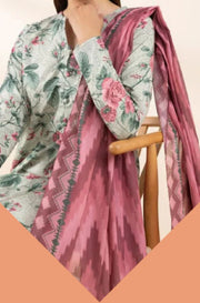SAPPHIRE | Printed Lawn | 3 Piece | Unstitched | OU3-PDY25V15-4