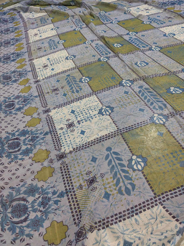 KHAADI | 3 Piece | Printed Lawn (Chiffon Dupatta) | Unstitched | Design 2