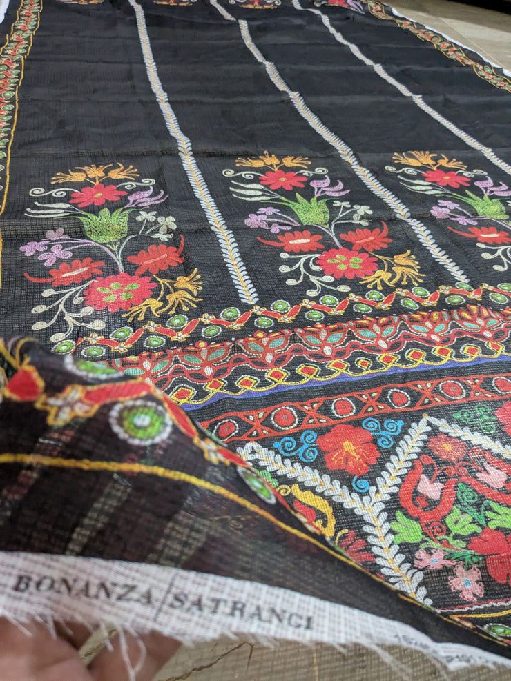 BONANZA SATRANGI | 3 Piece | Printed Lawn (Chiffon Dupatta) | Unstitched | Design 7