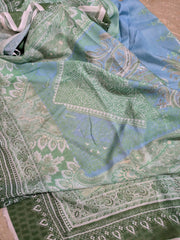 BONANZA SATRANGI | 3 Piece | Printed Lawn (Chiffon Dupatta) | Unstitched | Design 8