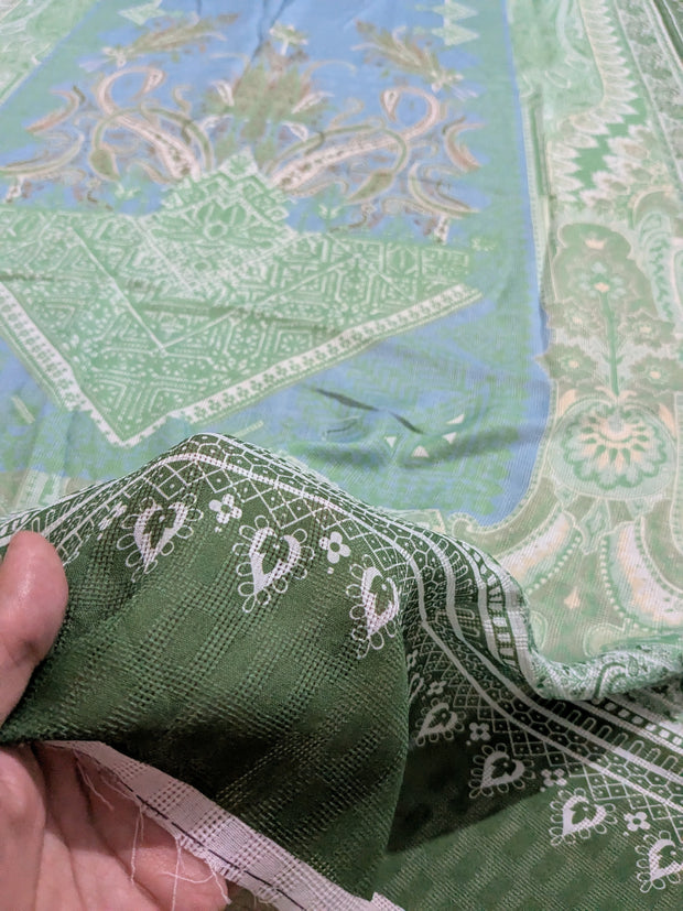BONANZA SATRANGI | 3 Piece | Printed Lawn (Chiffon Dupatta) | Unstitched | Design 8